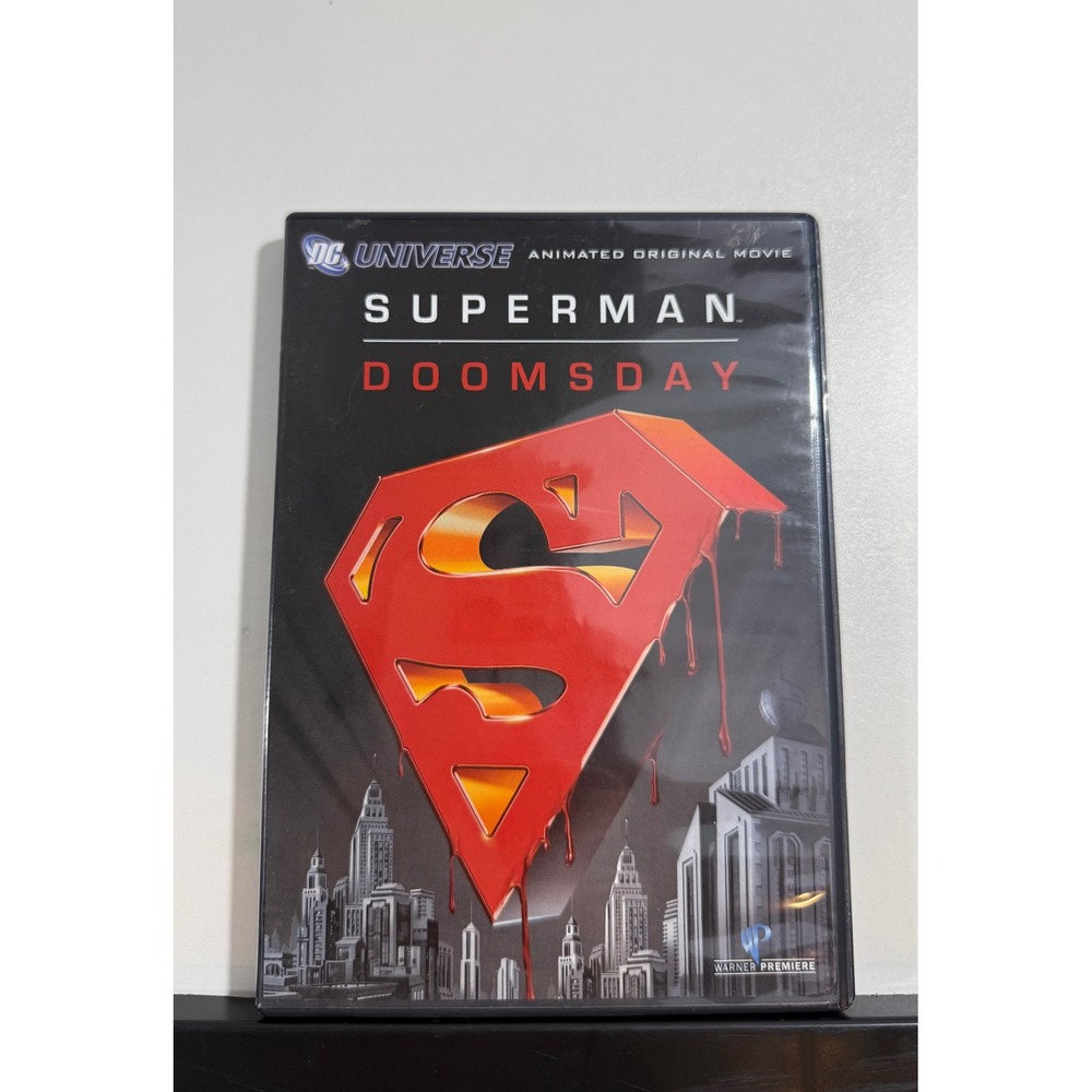 DC Universe Superman Doomsday DVD Unisex OS Black Good Animated Original Movie